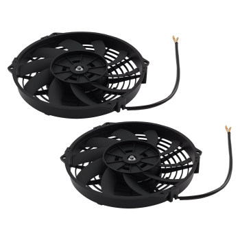 80W Cooling Fan Assembly 9 IN 12V Universal Electric Radiator Performance