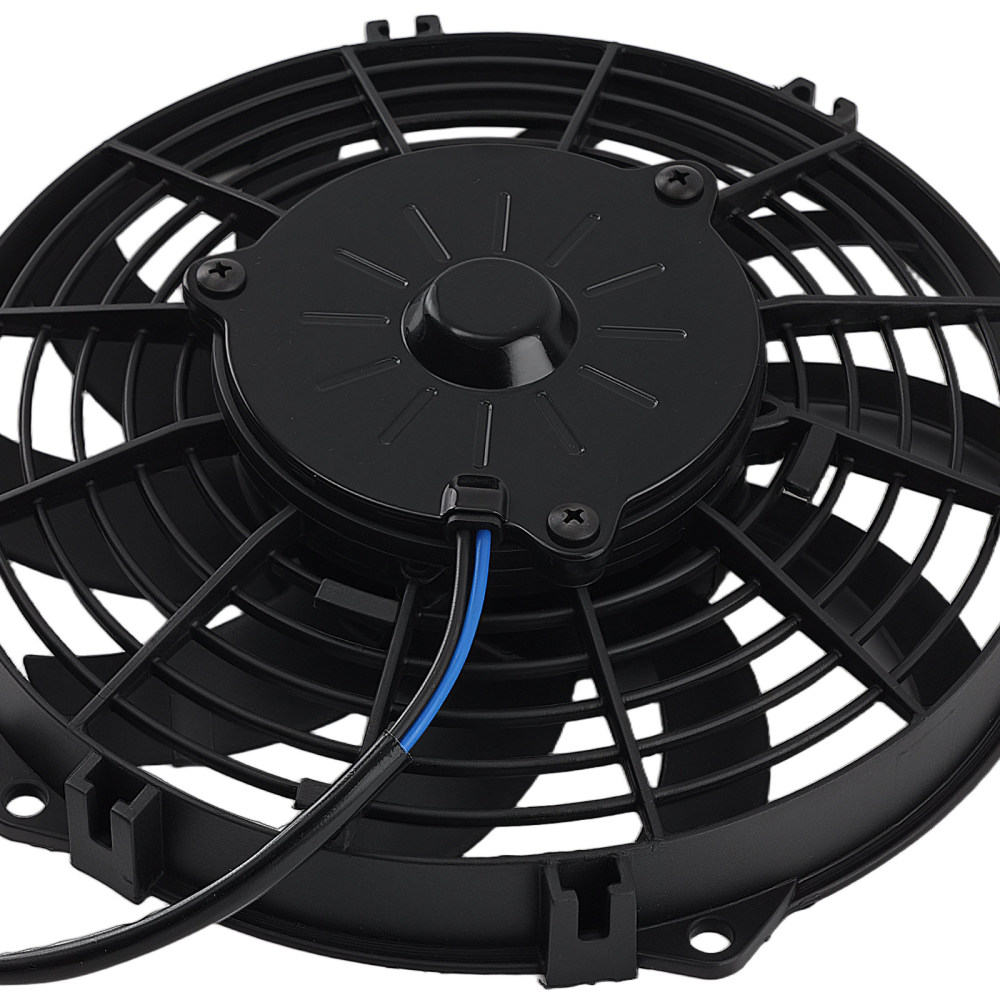 80W Cooling Fan Assembly 9 IN 12V Universal Electric Radiator Performance