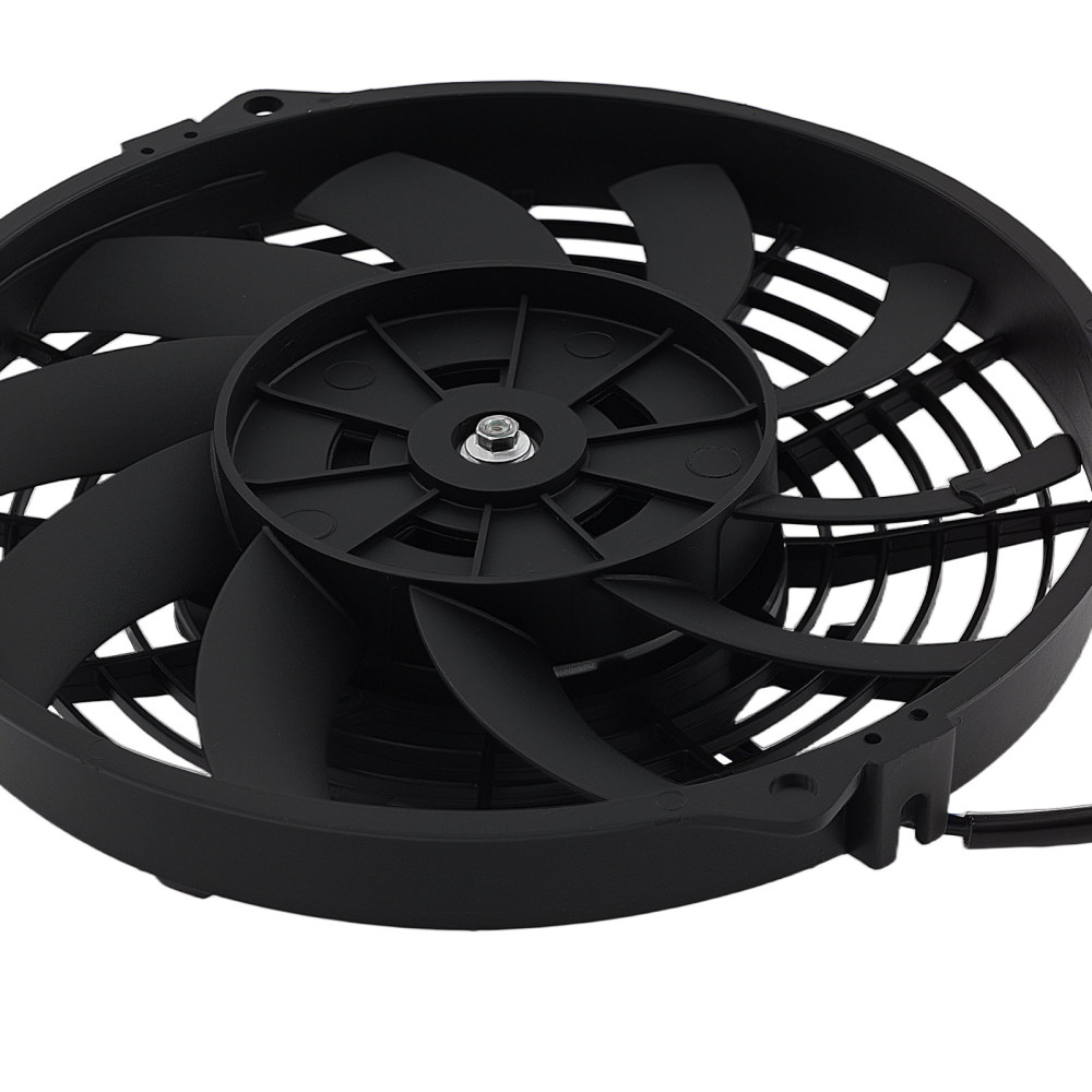 80W Cooling Fan Assembly 9 IN 12V Universal Electric Radiator Performance