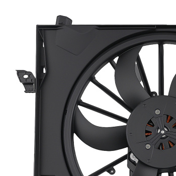 Cooling Fan Assembly compatible for Jaguar XF 2013-2014 C2D38736 240W Plastic