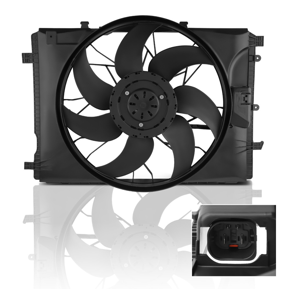 Refroidissement Ventilateur compatible pour Mercedes Benz C230/C250/CLS400/C350/SLK350 08-17