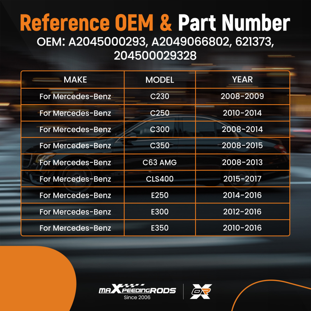 Refroidissement Ventilateur compatible pour Mercedes Benz C230/C250/CLS400/C350/SLK350 08-17