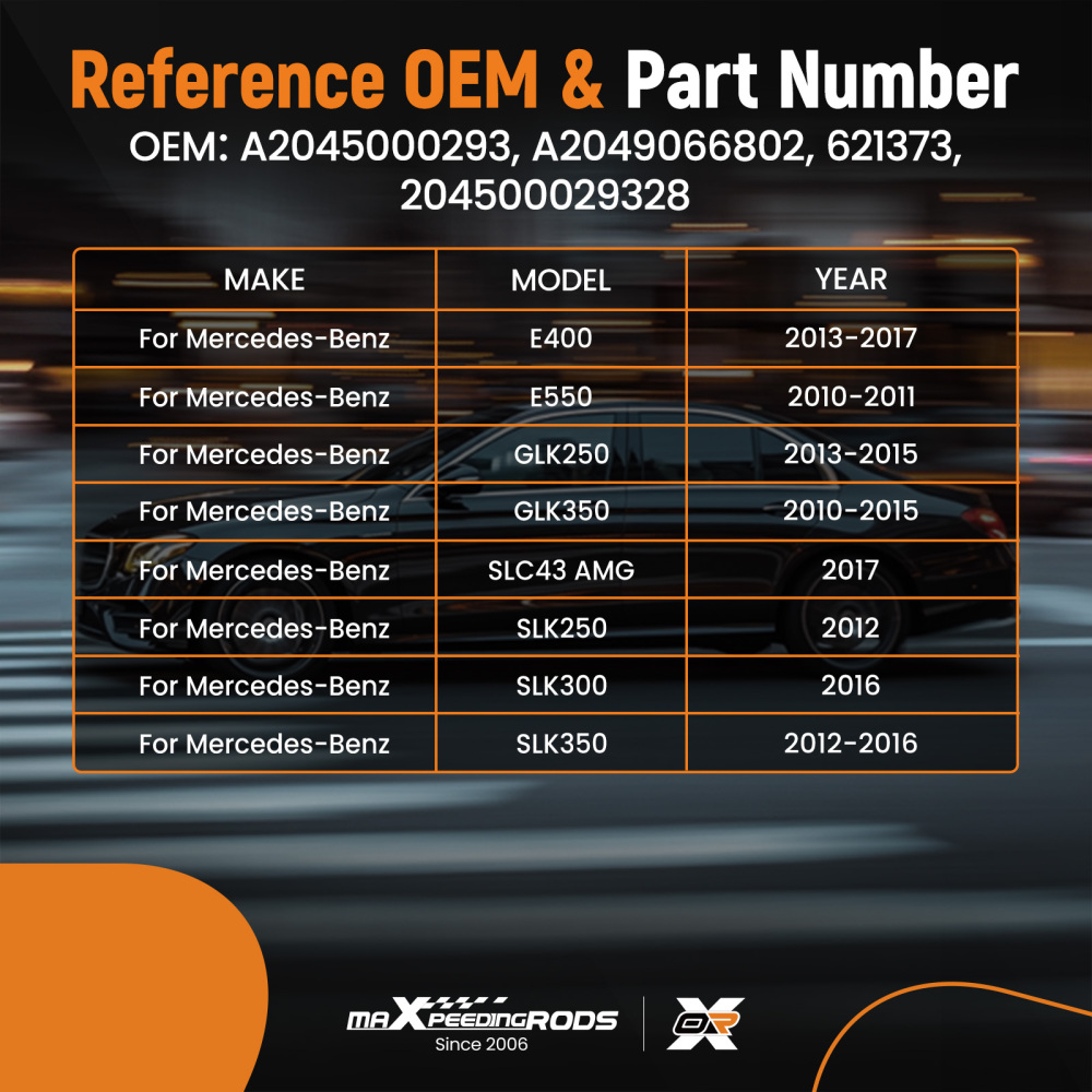 Refroidissement Ventilateur compatible pour Mercedes Benz C230/C250/CLS400/C350/SLK350 08-17