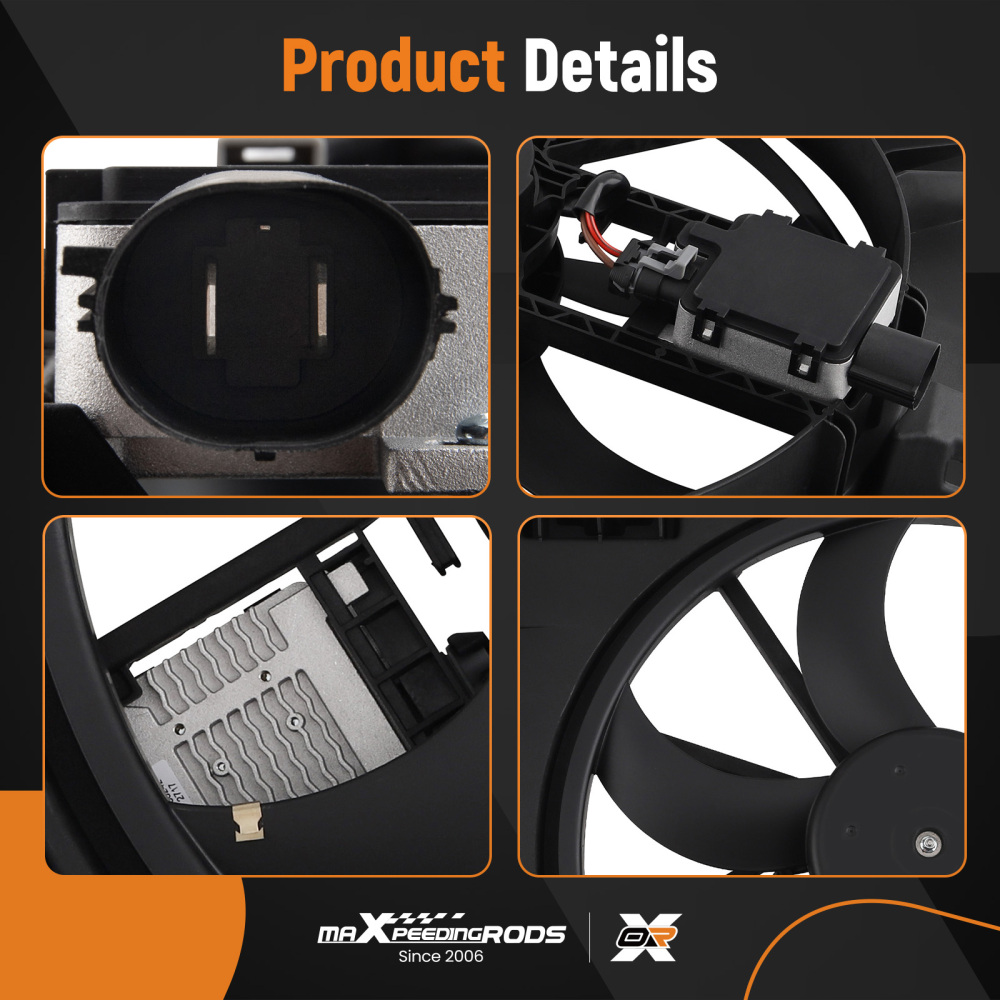Radiator Cooling Fan compatible for Lincoln Town Carfor compatible for Ford Crown Victoria 2005-2011
