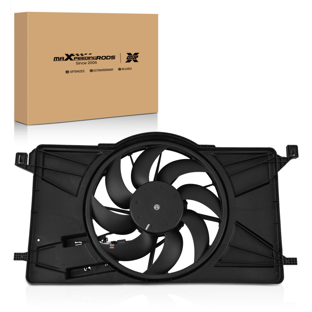 Electric Radiator Cooling Fan compatible for Ford Focus 1.0L/2.0L/2.3L 2012-2018 BV6Z8C607K