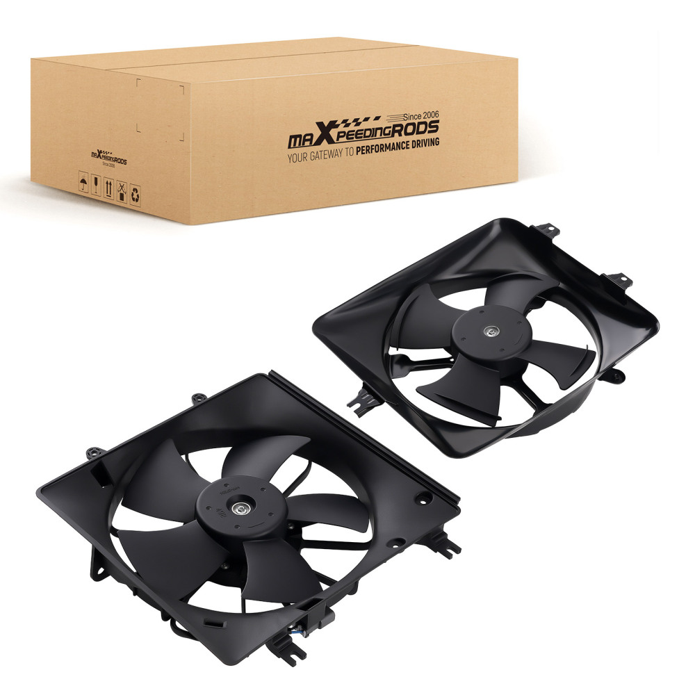 Cooling Fan Assembly compatible for Honda Accord 3.0L 03-07 14446266 38611RCAA01