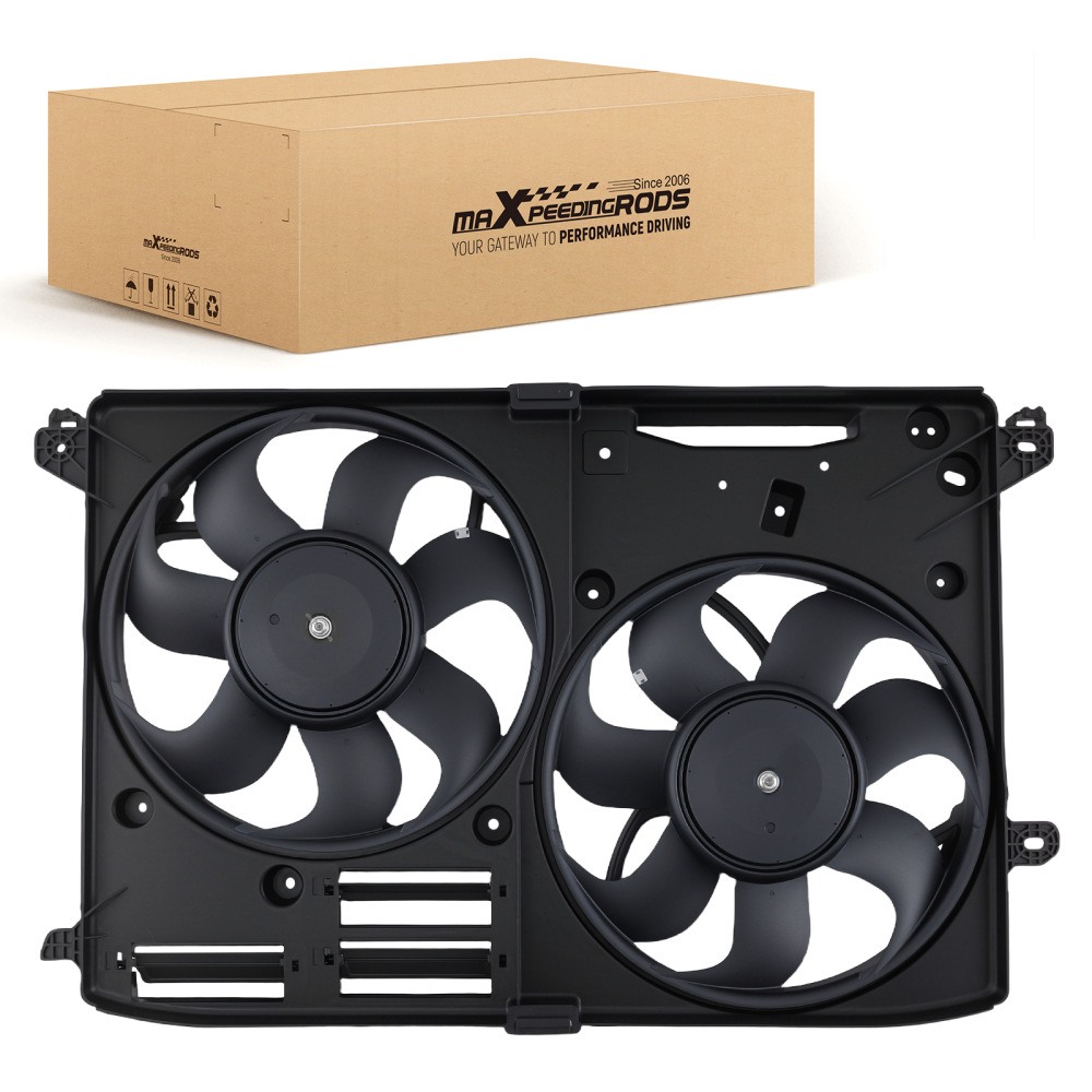 A/C Condenser Cooling Fan compatible for Ford Fusion 2013-2020 DG9Z8C607J 600W 2Pins