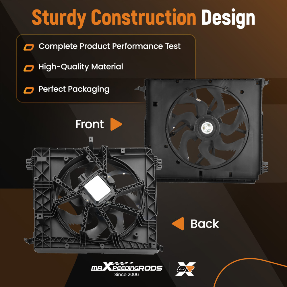 Radiator Cooling Fan Assembly compatible for Toyota Highlander 2020-2023 16360F0100