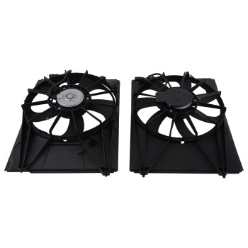 2x Radiator Cooling Fan Kit compatible for Acura MDX compatible for Honda Pilot 2014-2022 190155J6A01