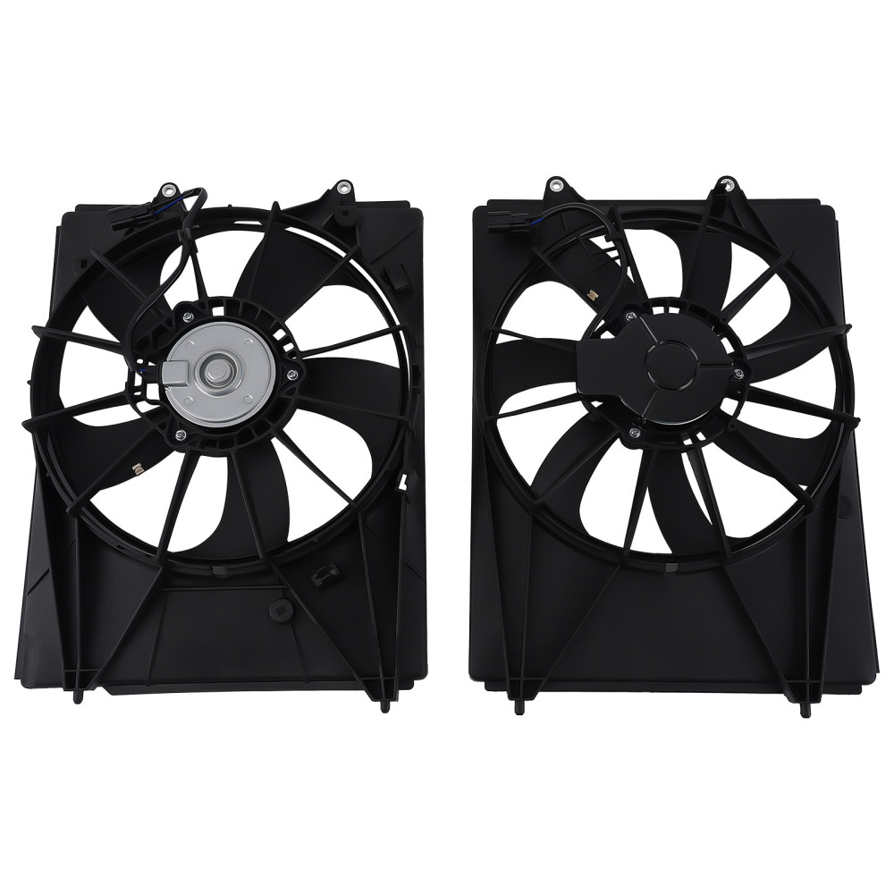 2x Radiator Cooling Fan Kit compatible for Acura MDX compatible for Honda Pilot 2014-2022 190155J6A01