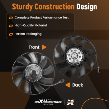 Fan Clutch Radiator Cooling compatible for Land Rover LR3/Compatible for Range Rover 2005-2009 LR025234