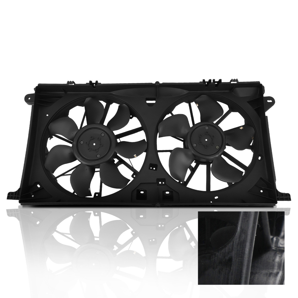 Dual Cooling Fan w/ Brushless compatible for Ford F-150 2021-2023 ML3Z8C607C ML3Z-8C607-C