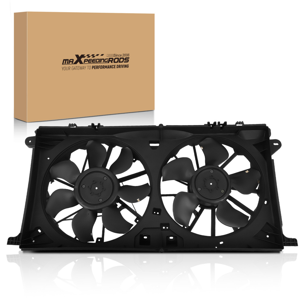 Dual Cooling Fan w/ Brushless compatible for Ford F-150 2021-2023 ML3Z8C607C ML3Z-8C607-C