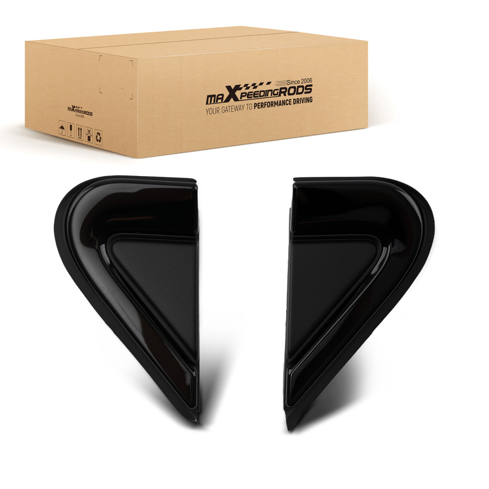 Corner-Window Mirror Molding Trim compatible for Dodge Dart 2012-2016 Black