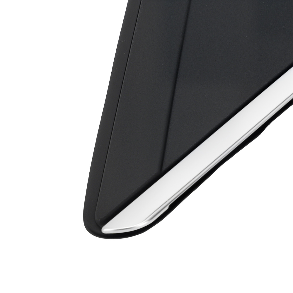 Black Left Mirror Flag Applique compatible for Dodge Caravan 2008-2019 1BE431XFAB