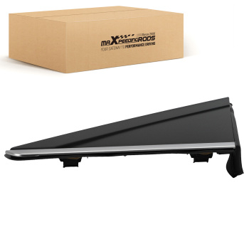 Black Left Mirror Flag Applique compatible for Dodge Caravan 2008-2019 1BE431XFAB