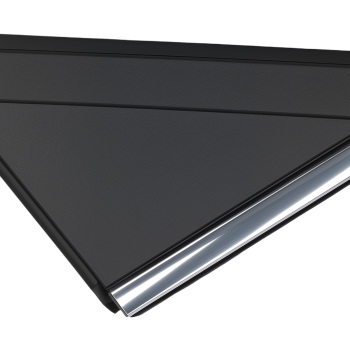 Mirror Applique Flag Trim Right compatible for Dodge Caravan 2008-2019 1BE421XFAA