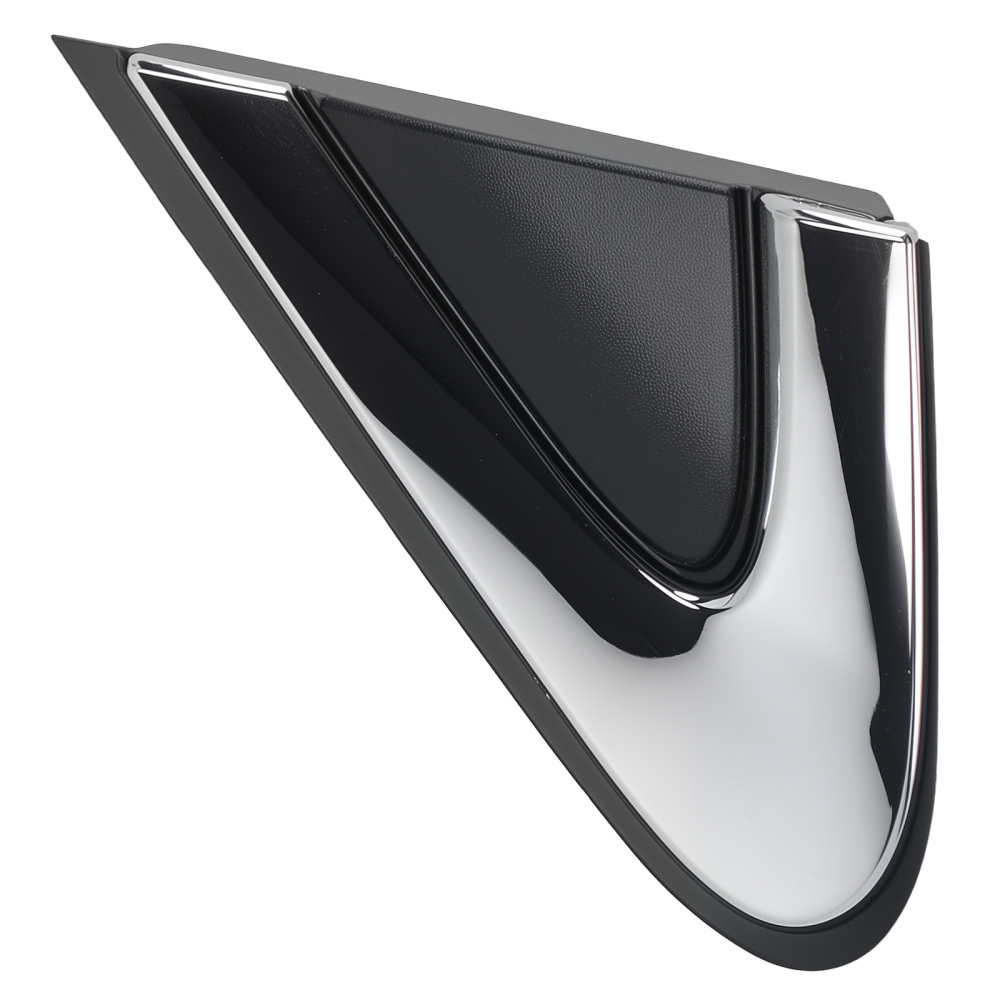 Left Mirror Applique Flag compatible for Chrysler 200 2015-2017 5NJ511XFAB Black