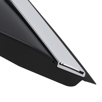 Left Mirror Applique Flag compatible for Chrysler 200 2015-2017 5NJ511XFAB Black