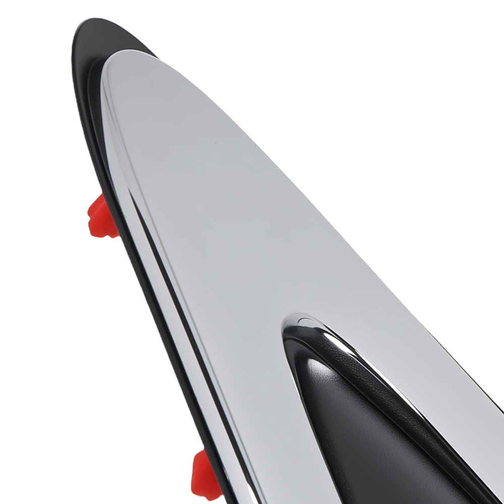 Left Mirror Applique Flag compatible for Chrysler 200 2015-2017 5NJ511XFAB Black