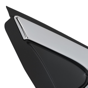 Black Mirror Flag Applique compatible for Chrysler 200 2015-2017 5NJ501XFAB 5NJ501XFAA