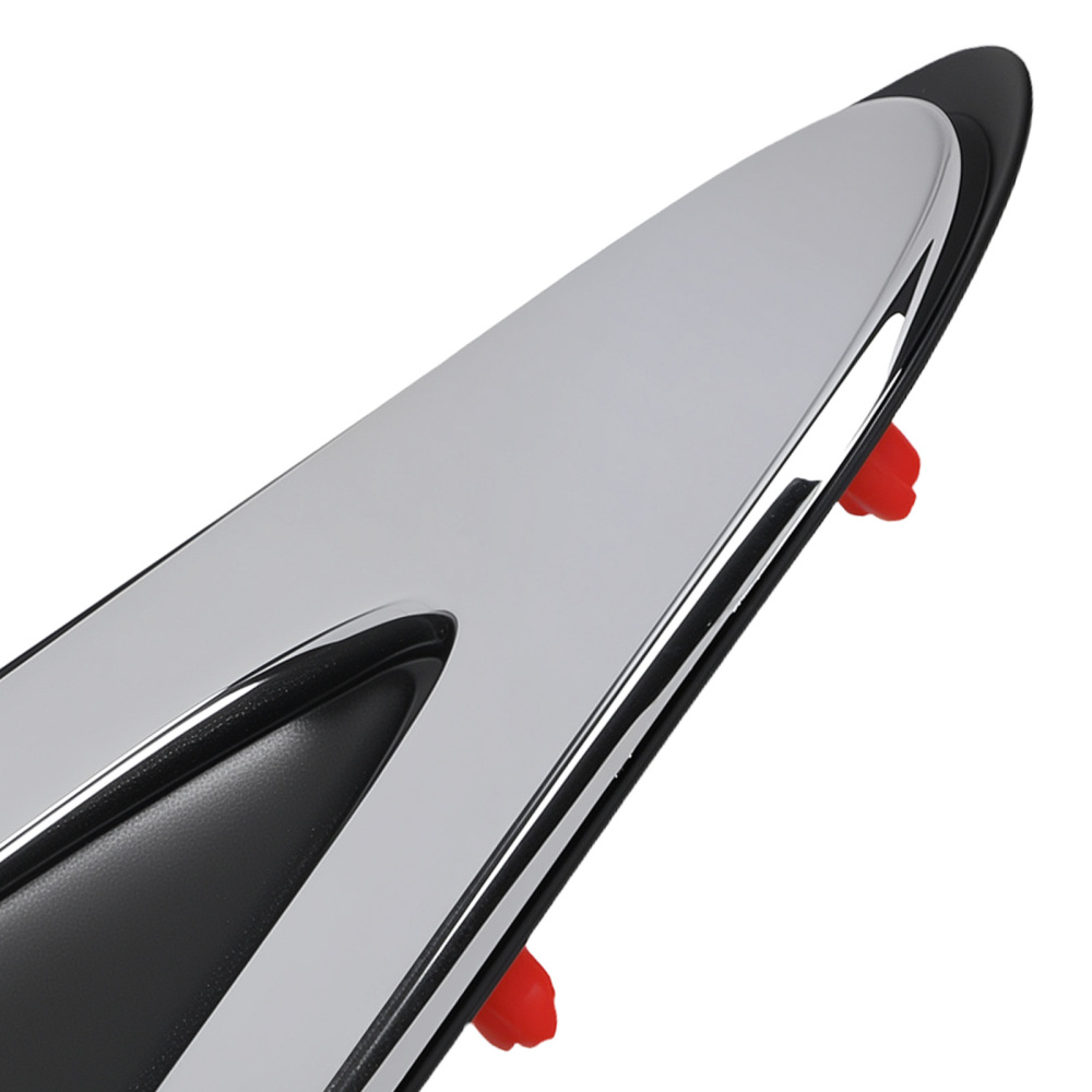 Black Mirror Flag Applique compatible for Chrysler 200 2015-2017 5NJ501XFAB 5NJ501XFAA