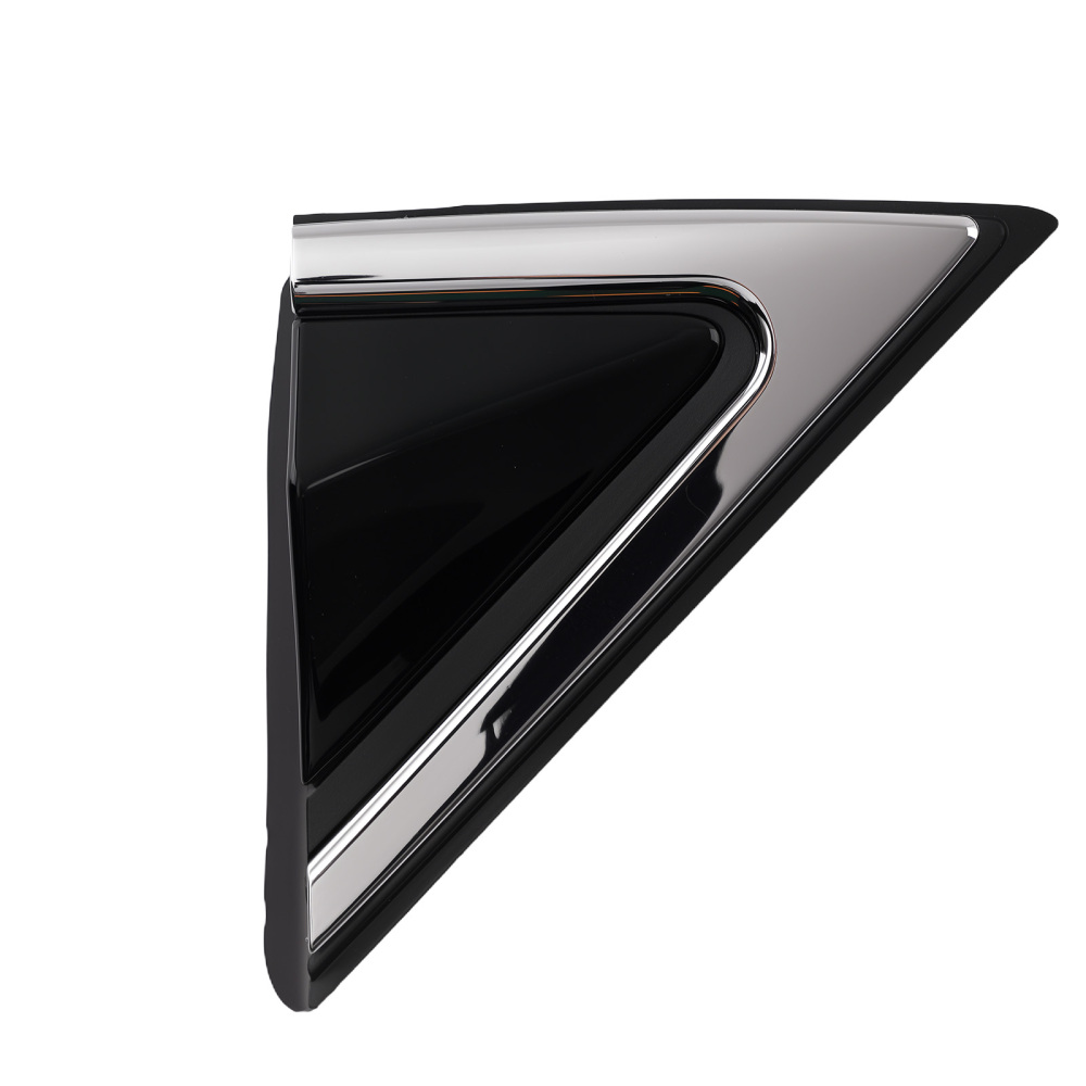 Left Mirror Flag Applique compatible for Hyundai Santa Fe 2013-19 Black 861802W000