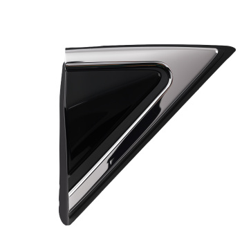 Left Mirror Flag Applique compatible for Hyundai Santa Fe 2013-19 Black 861802W000