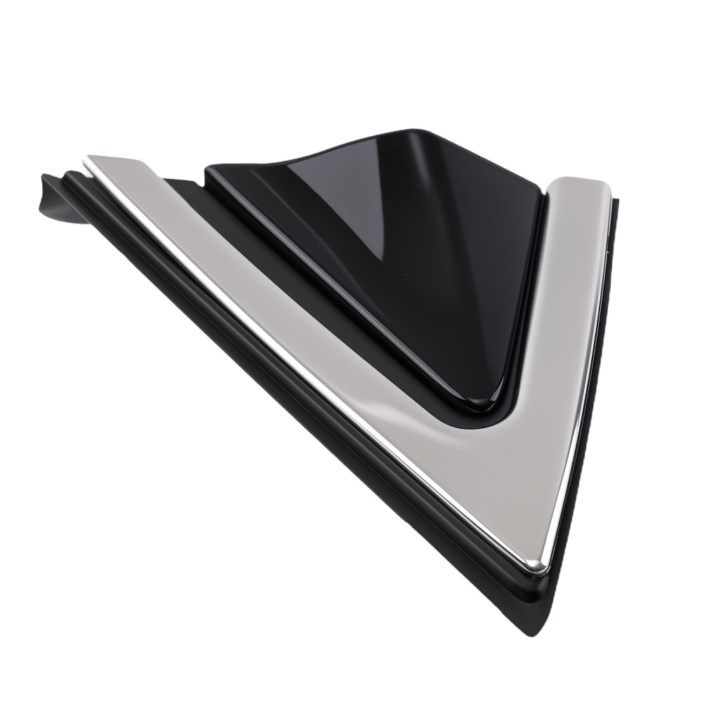 Left Mirror Flag Applique compatible for Hyundai Santa Fe 2013-19 Black 861802W000