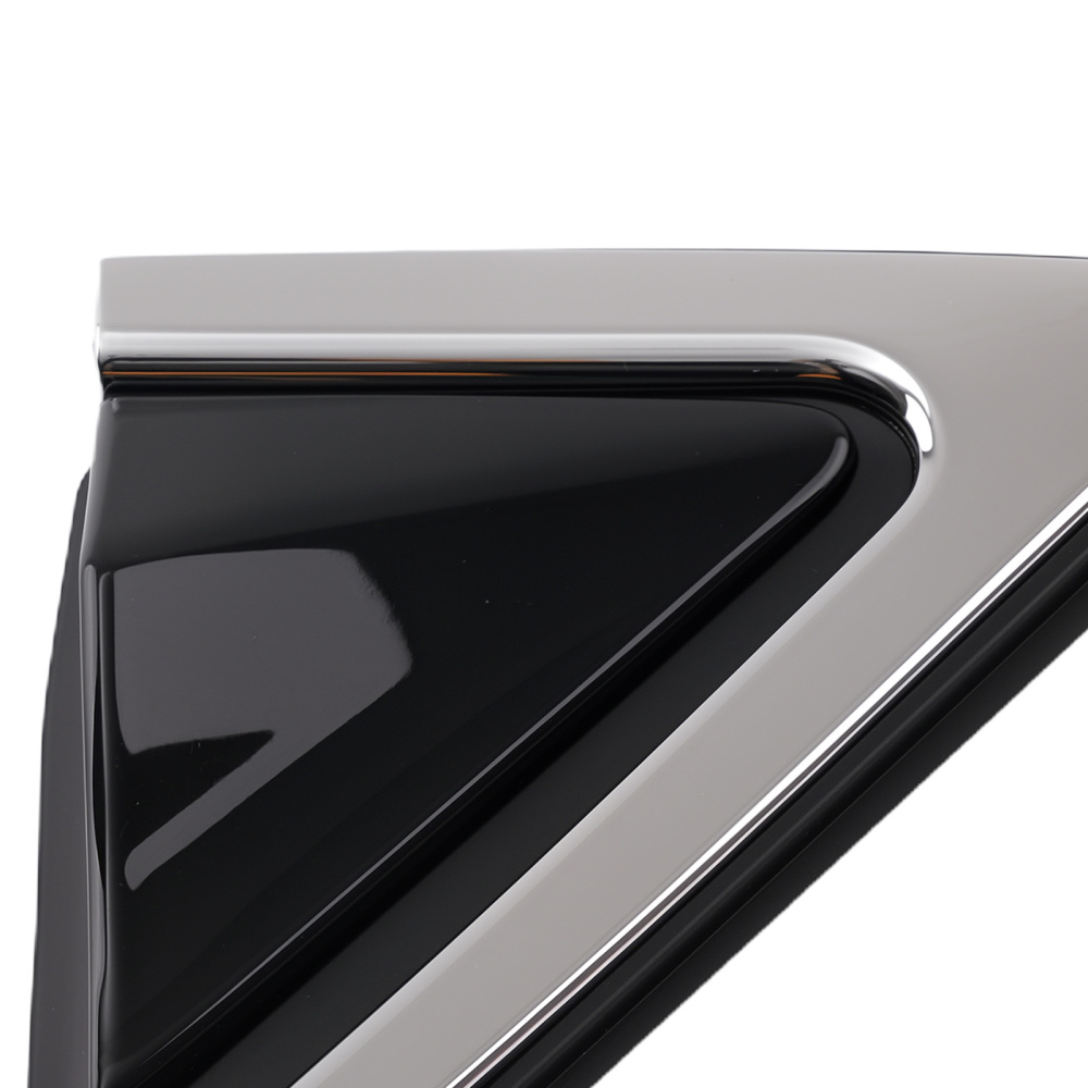 Left Mirror Flag Applique compatible for Hyundai Santa Fe 2013-19 Black 861802W000