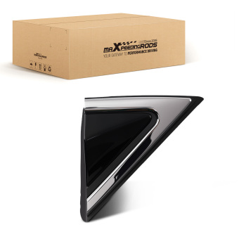 Left Mirror Flag Applique compatible for Hyundai Santa Fe 2013-19 Black 861802W000