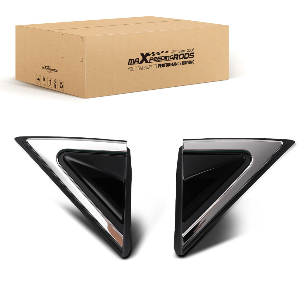 Fender Pillar Trim Mirror Corner Molding compatible for Hyundai Santa Fe XL 3.3L 2013-2019