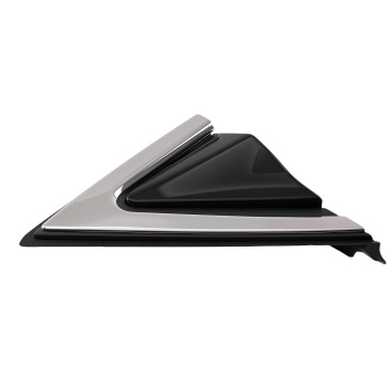 Right Mirror Flag compatible for Hyundai Santa Fe 2013-2019 861902W000 Black Trim