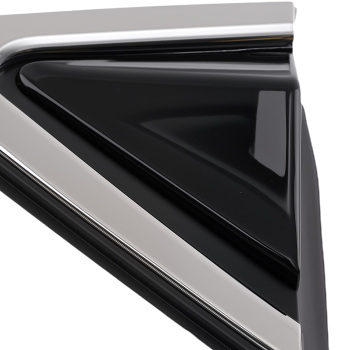 Right Mirror Flag compatible for Hyundai Santa Fe 2013-2019 861902W000 Black Trim