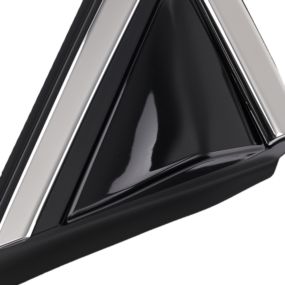 Right Mirror Flag compatible for Hyundai Santa Fe 2013-2019 861902W000 Black Trim