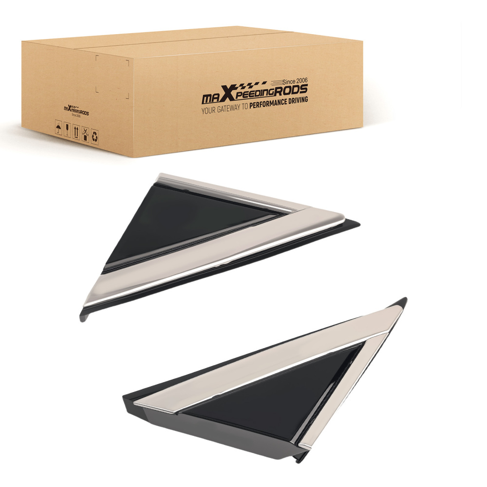 Door Corner Fender Trim compatible for Cadillac SRX 10-16 22774040 22774041 Black