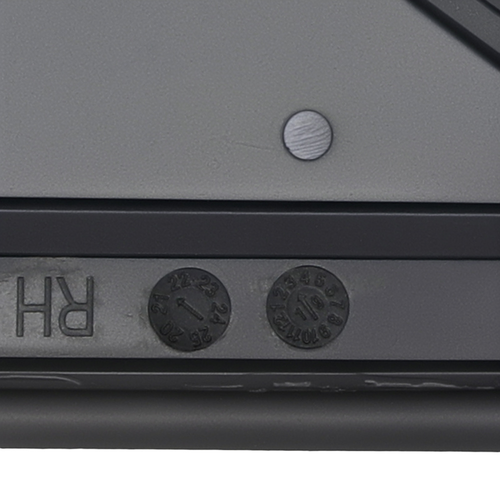 Left Right Mirror Flag Applique compatible for Fiat 500 12-19 1SH16KX7AA 1SH17KX7AA