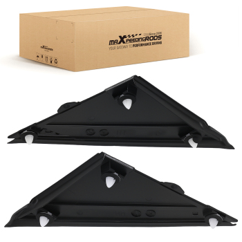 Left Right Mirror Flag Applique compatible for Fiat 500 12-19 1SH16KX7AA 1SH17KX7AA