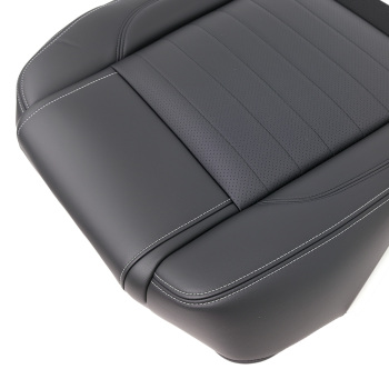 Driver / Passenger Perforated Leather compatible for Seat Cover compatible for Ford Mustang GT 2010-2014