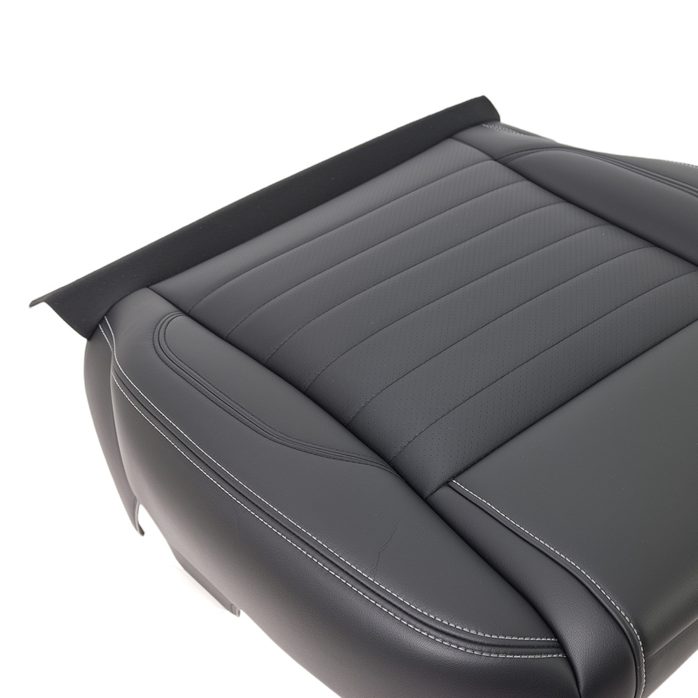 Driver / Passenger Perforated Leather compatible for Seat Cover compatible for Ford Mustang GT 2010-2014