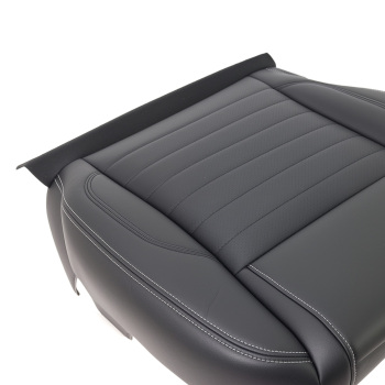 Driver / Passenger Perforated Leather compatible for Seat Cover compatible for Ford Mustang GT 2010-2014