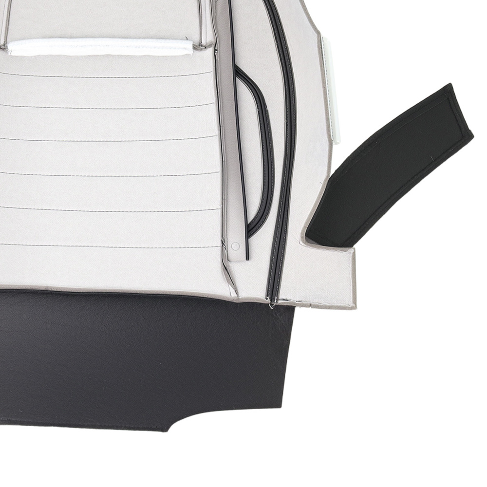 Driver / Passenger Perforated Leather compatible for Seat Cover compatible for Ford Mustang GT 2010-2014