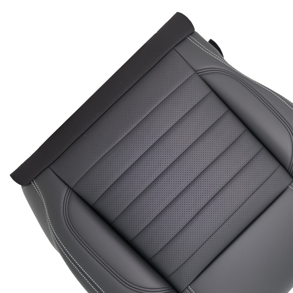 Driver / Passenger Perforated Leather compatible for Seat Cover compatible for Ford Mustang GT 2010-2014