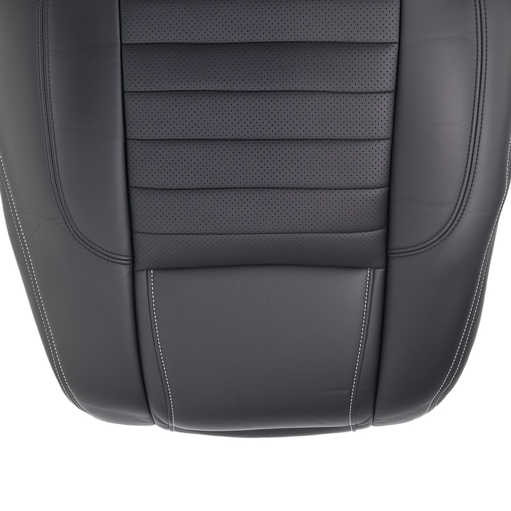Driver / Passenger Perforated Leather compatible for Seat Cover compatible for Ford Mustang GT 2010-2014