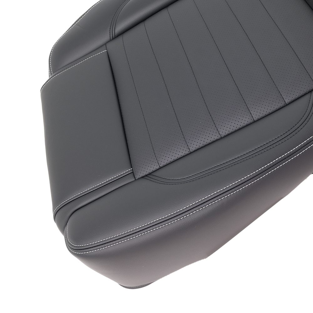 Driver / Passenger Perforated Leather compatible for Seat Cover compatible for Ford Mustang GT 2010-2014