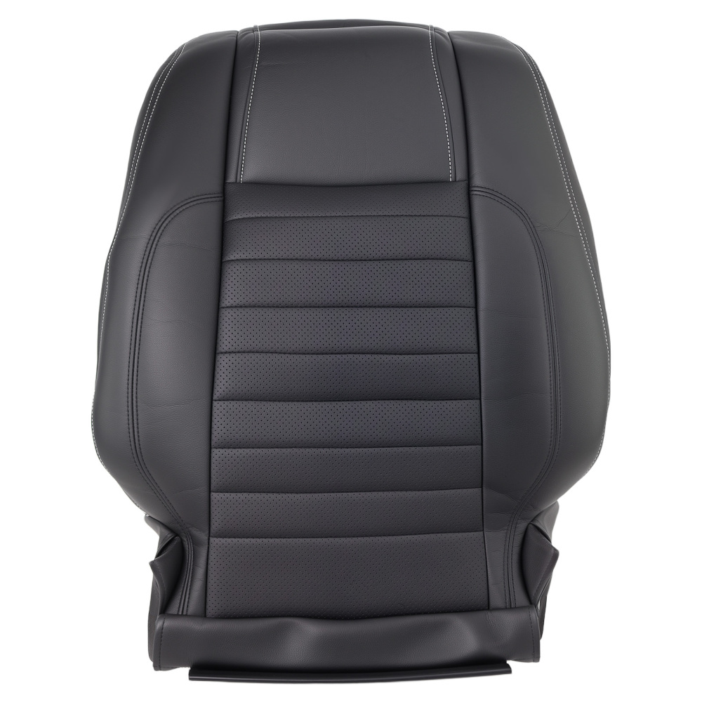 Driver / Passenger Perforated Leather compatible for Seat Cover compatible for Ford Mustang GT 2010-2014
