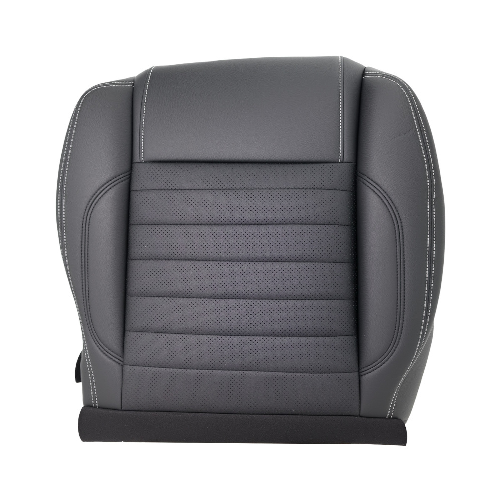Driver / Passenger Perforated Leather compatible for Seat Cover compatible for Ford Mustang GT 2010-2014