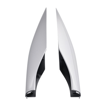4PCS Roof Rail End Cap Cover compatible for Lexus GX470 2003-2009 Silver ABS