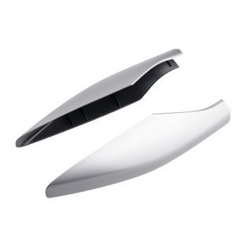 4PCS Roof Rail End Cap Cover compatible for Lexus GX470 2003-2009 Silver ABS