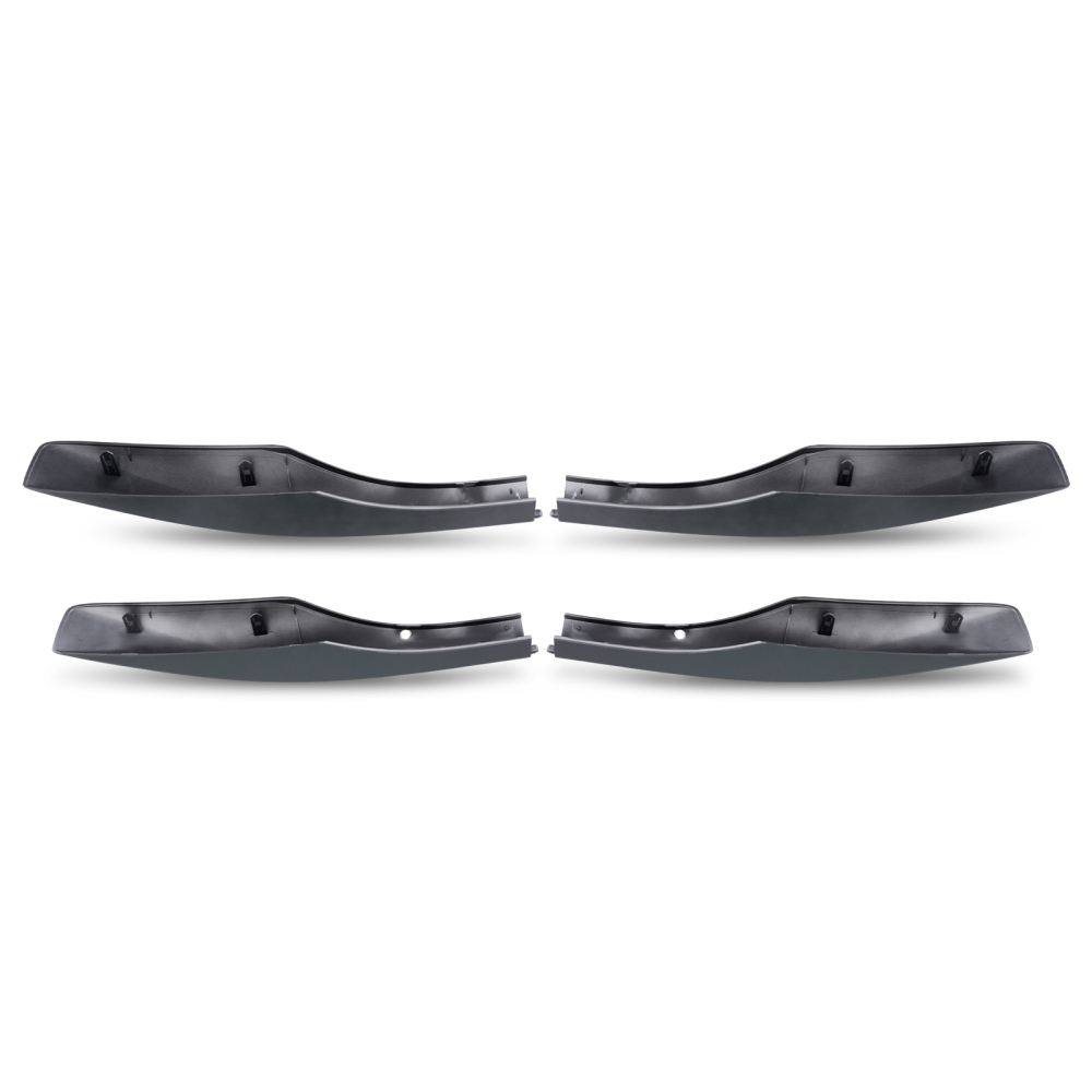 4PCS ABS Roof Rail End Cover compatible for Lexus RX RX350 2010-2015 Silver Cap